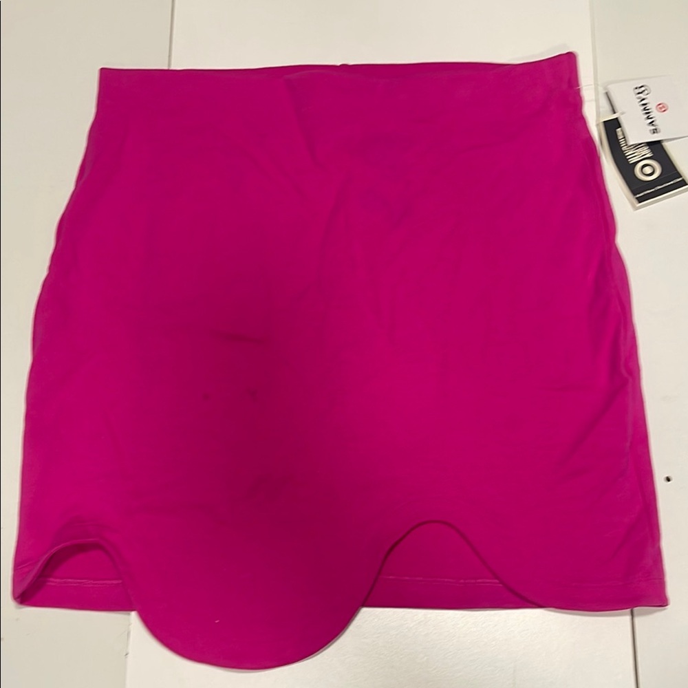 Pink Mini Cut Out Skirt